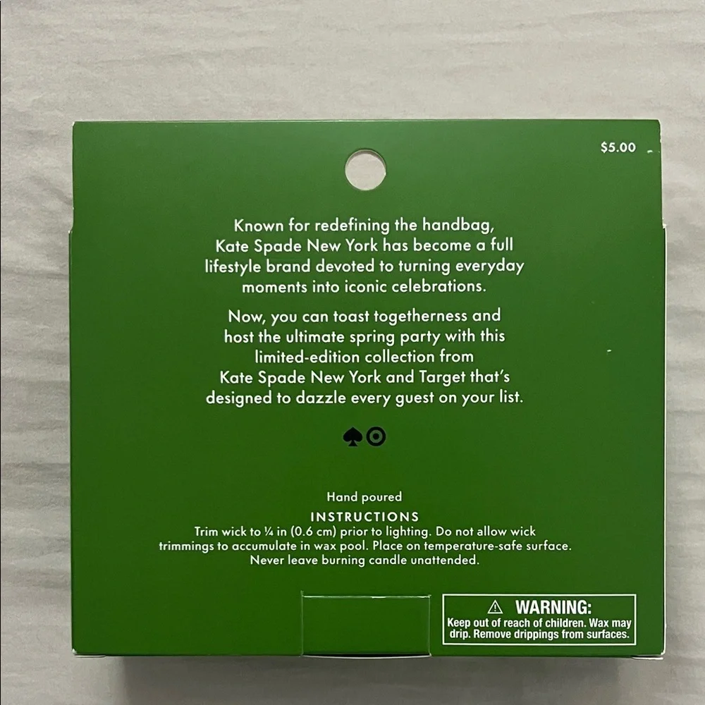 Kate Spade Strawberry Celebration Candles - Red, Green, Blue